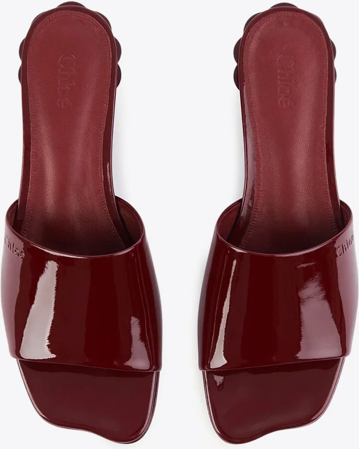 Flower 25 Patent Leather Mules - Image 2