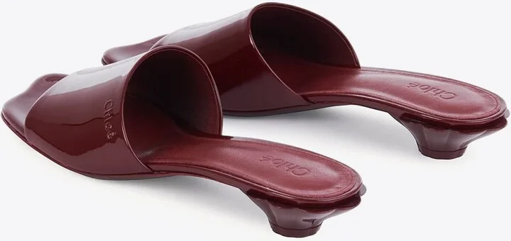 Flower 25 Patent Leather Mules - Image 3