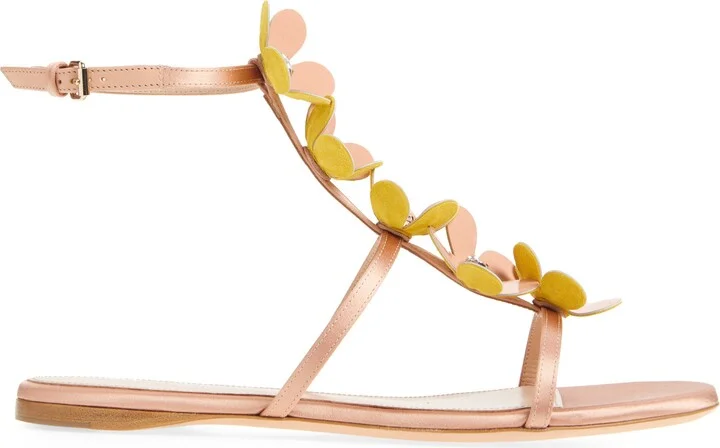 Flower Ankle Strap Sandal - Image 3