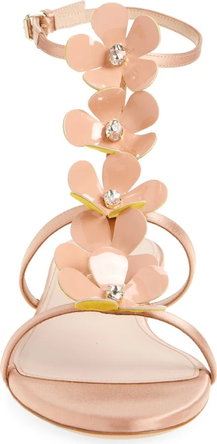 Flower Ankle Strap Sandal - Image 4