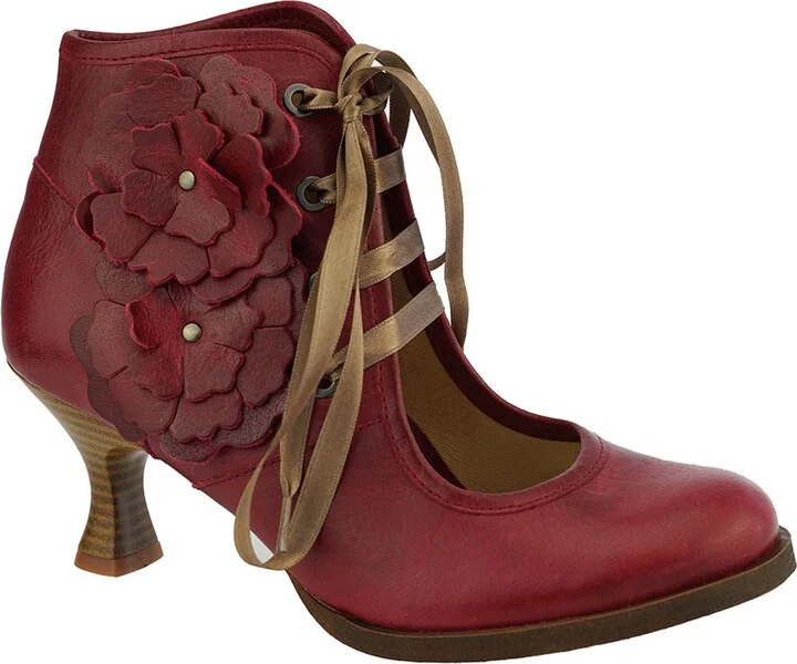 Flower Appliqué Bootie