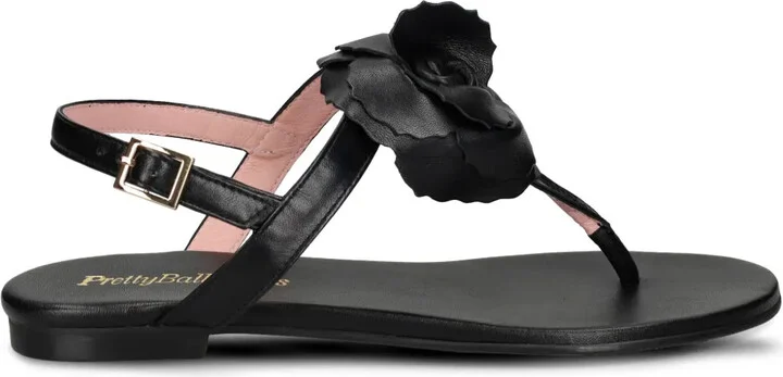 Flower-Detailing Sandals