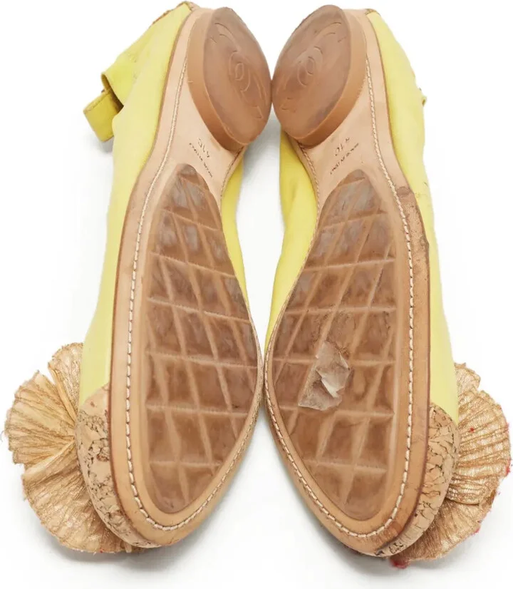 Flower-Embellished Ballet Flats - Image 5