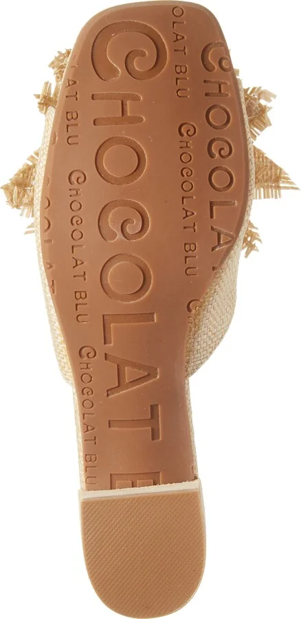Flower Embellished Raffia Sandal - Image 6