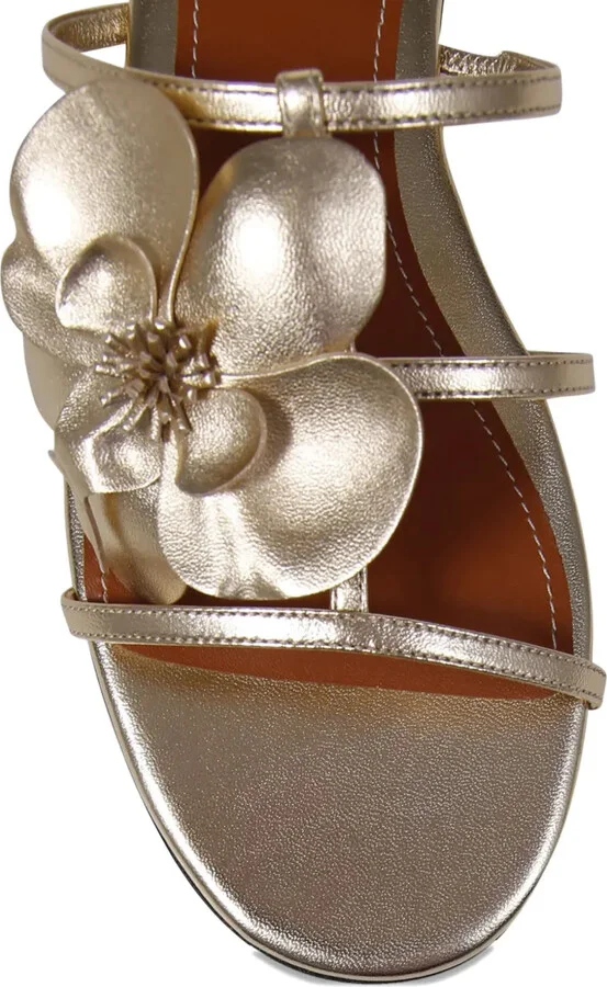 Flower-Embellished Sandals - Image 4