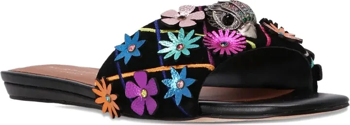 Flower-Embellished Sandals - Image 2