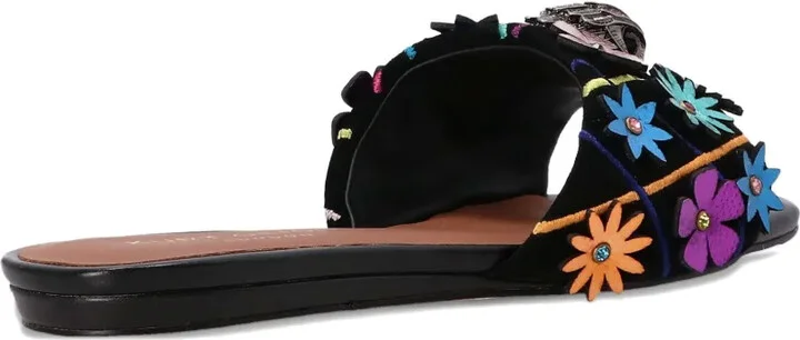 Flower-Embellished Sandals - Image 3