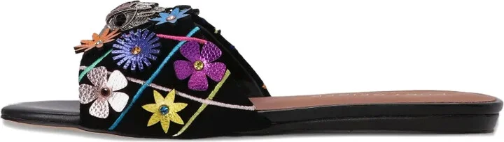 Flower-Embellished Sandals - Image 4