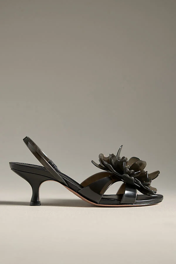 Flower Jelly Kitten Heels