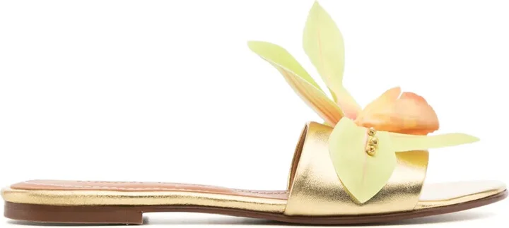 Flower Leather Sandals