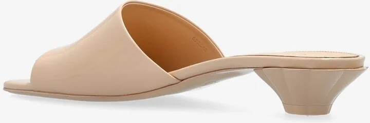 Flower Patent Leather Mules - Image 2