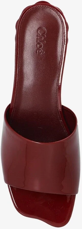 Flower Patent Leather Mules - Image 3