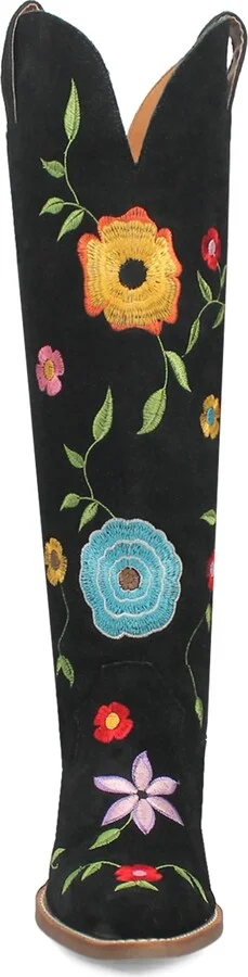 Flower Power Knee High Western Boot - Image 3