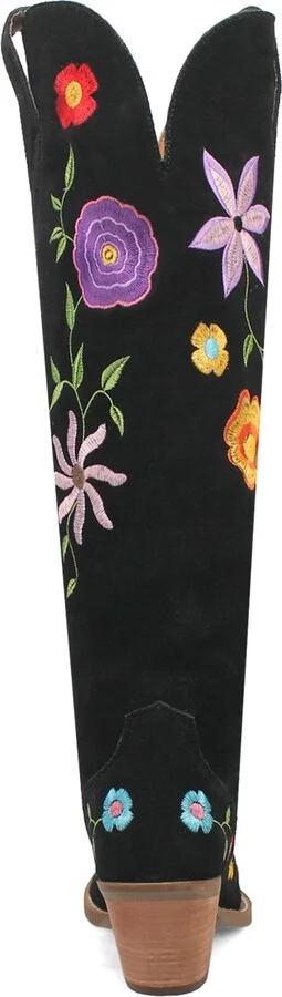 Flower Power Knee High Western Boot - Image 6