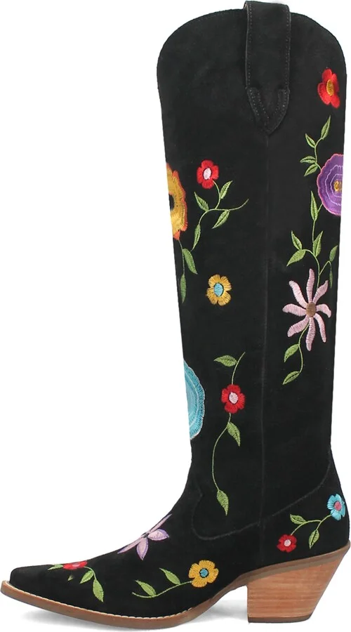 Flower Power Knee High Western Boot - Image 7