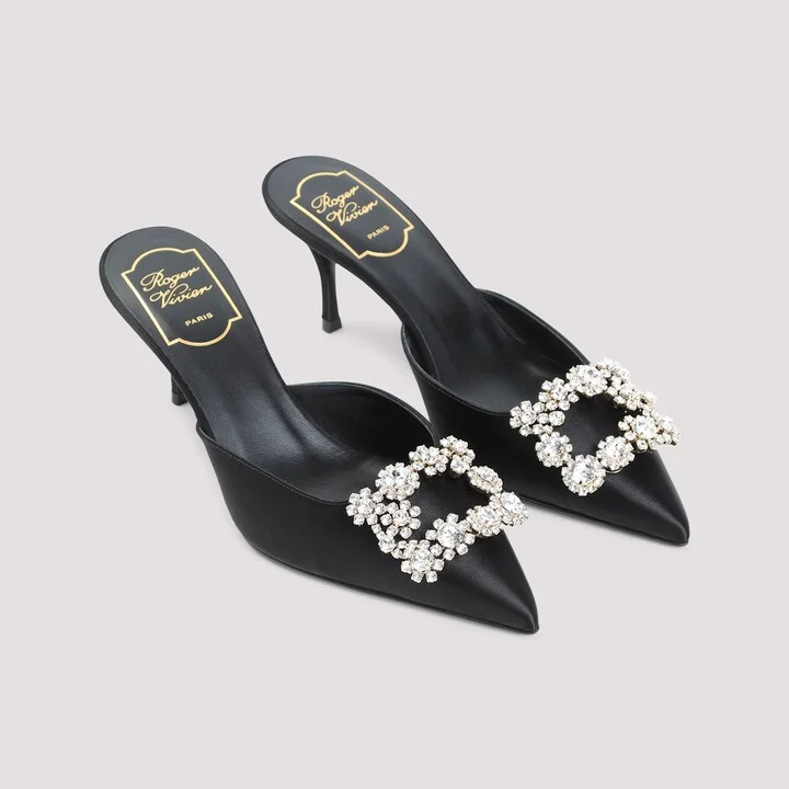 Flower Strass 65 Mules - Image 5