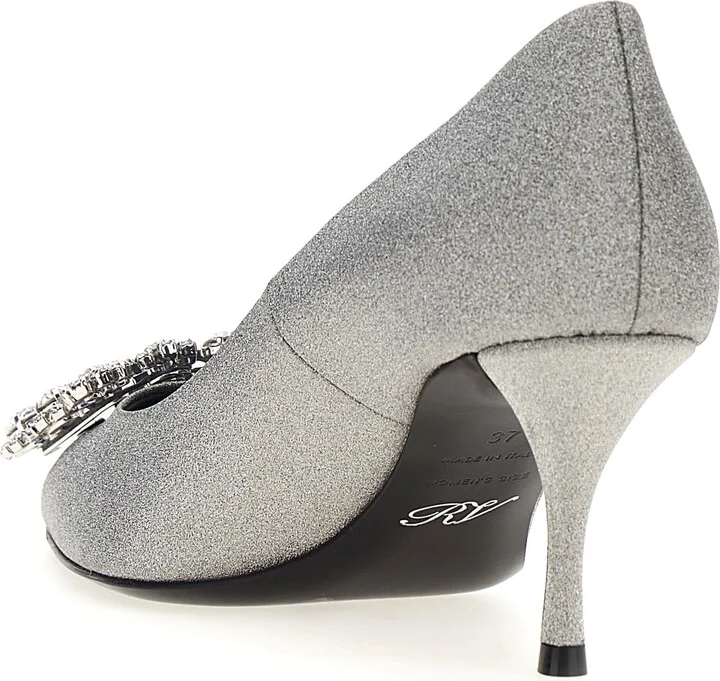 'flower Strass' Pumps - Image 3