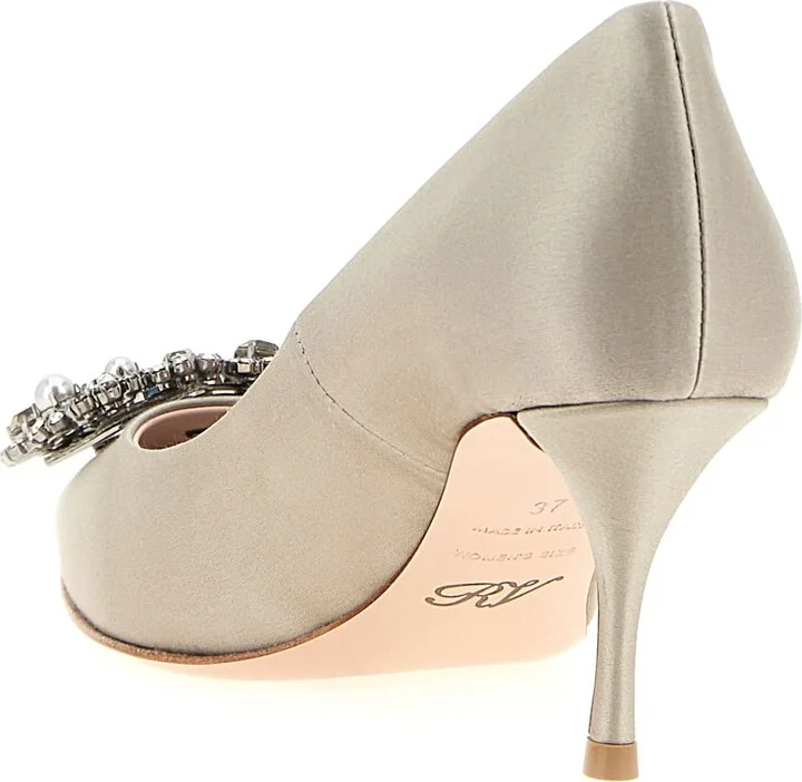 'flower Strass' Pumps - Image 3