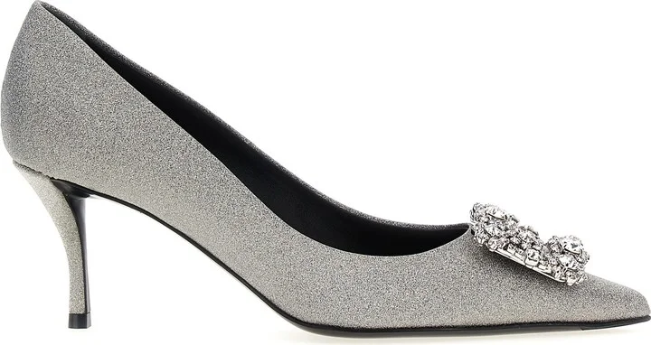 'flower Strass' Pumps