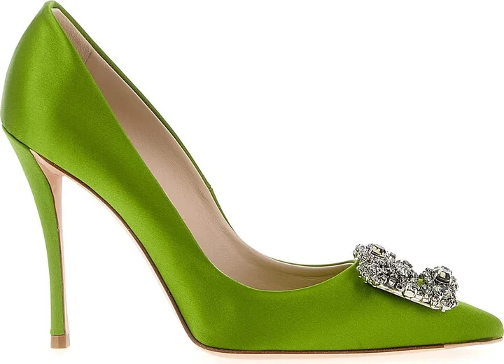 'flower Strass' Pumps