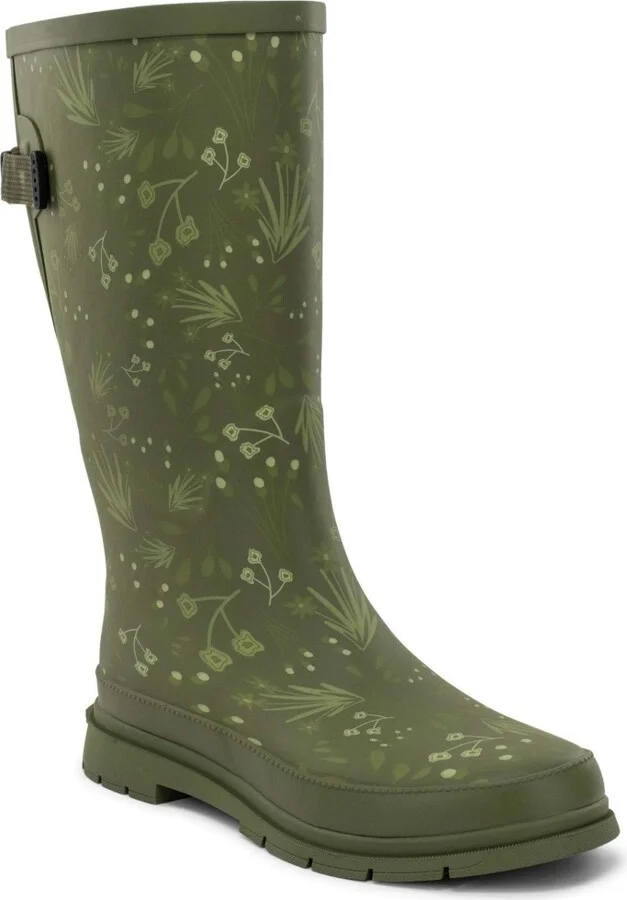 Flowered Medley Wide Calf Tall Rain Boot - Image 3