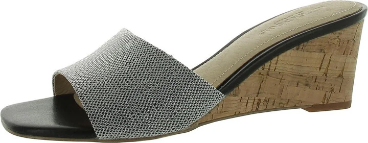 Flowers Womens Woven Wedge Wedge Sandals