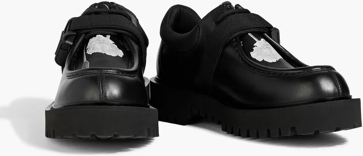 Flowersity VLTN printed leather derby shoes - Image 2
