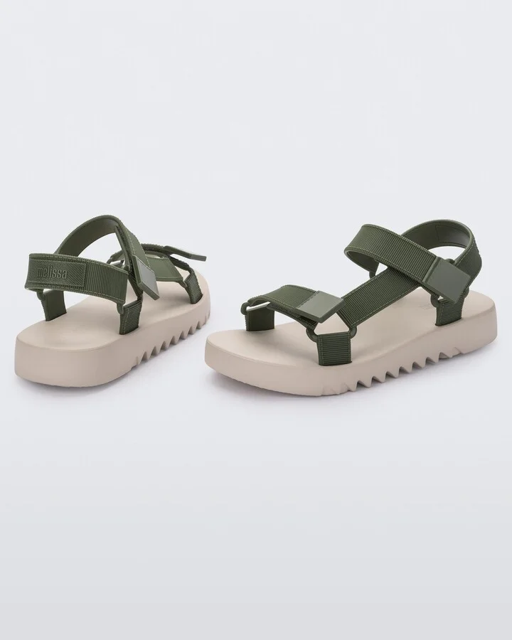 Flowing Papete - Beige, Green - Image 3