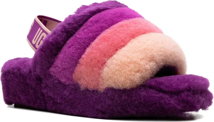 Fluff Yeah Pride "Pink/Purple/Rainbow" sandals - Image 2