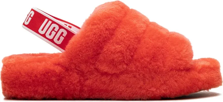 Fluff Yeah "Red Currant" slippers