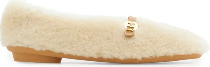 Fluffy ballerina shoes