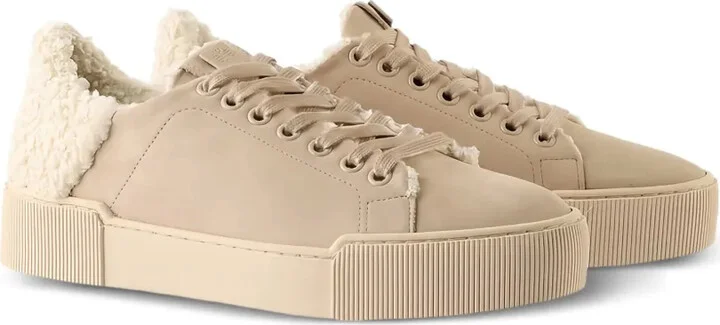 Fluffy lace-up sneakers - Image 2