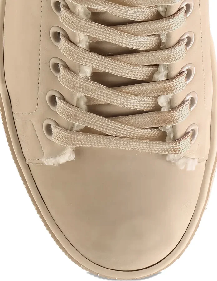 Fluffy lace-up sneakers - Image 5