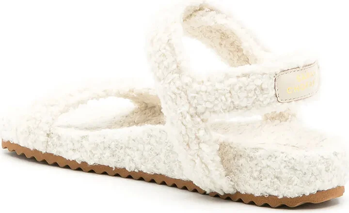 Fluffy Touch-Strap Sandals - Image 3