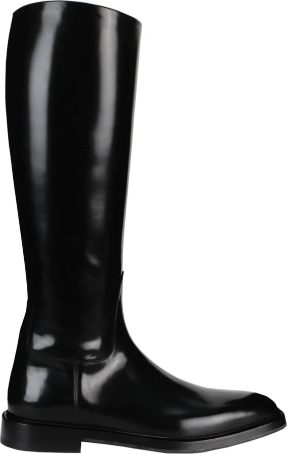 Fluid Leather Riding Boots