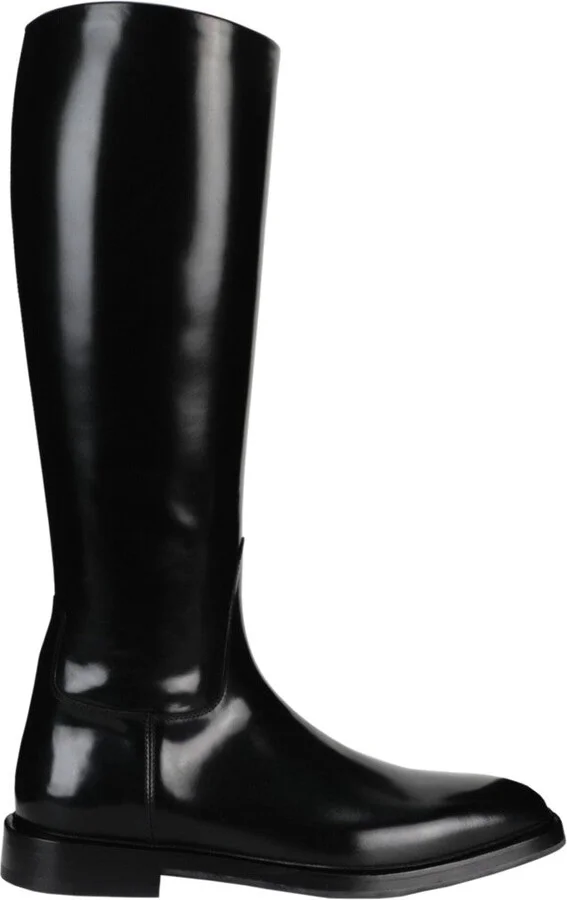 Fluid Leather Riding Boots