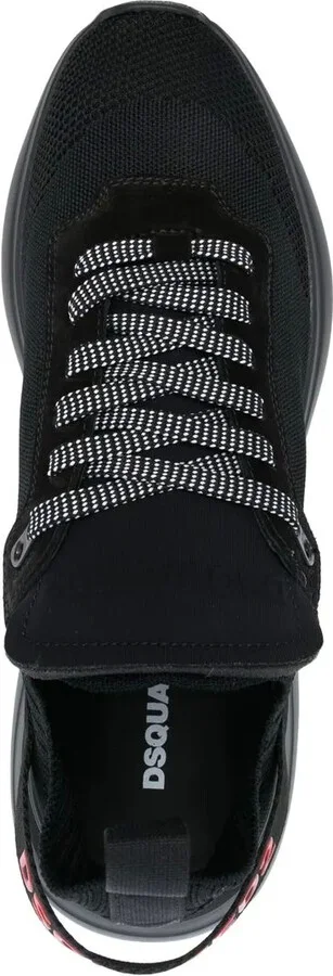 Fly logo-print low-top sneakers - Image 4