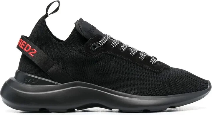 Fly logo-print low-top sneakers