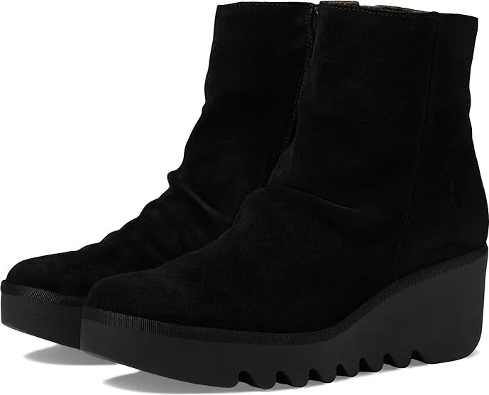FLY LONDON BAAN538FLY Women's Boots Black : EU 37 (US Women's 6.5-7) M, Leather