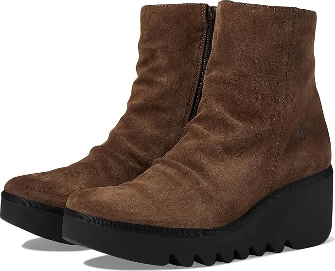 FLY LONDON BAAN538FLY Women's Boots Taupe : EU 37 (US Women's 6.5-7) M, Leather