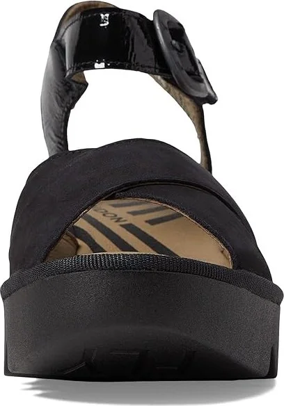 FLY LONDON BACE411FLY Women's Shoes Black Cupido/Luxor : EU 40 (US Women's 9-9.5) M, Leather - Image 2