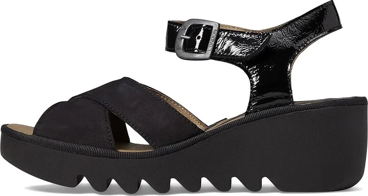 FLY LONDON BACE411FLY Women's Shoes Black Cupido/Luxor : EU 40 (US Women's 9-9.5) M, Leather - Image 5