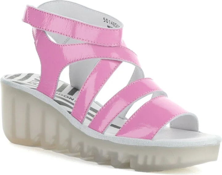 Fly London Bafy Patent Wedge Sandal