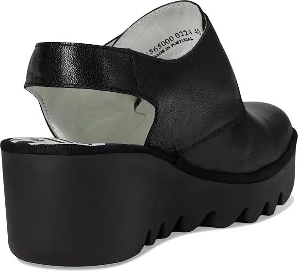 FLY LONDON BARY565FLY Women's Shoes Black : EU 40 (US Women's 9-9.5) M, Leather - Image 4
