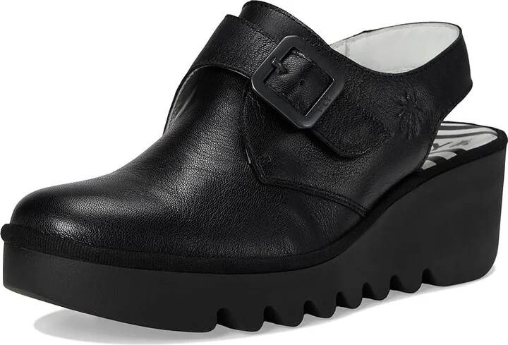 FLY LONDON BARY565FLY Women's Shoes Black : EU 40 (US Women's 9-9.5) M, Leather - Image 5