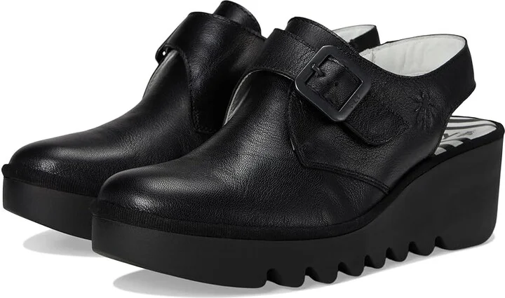 FLY LONDON BARY565FLY Women's Shoes Black : EU 40 (US Women's 9-9.5) M, Leather