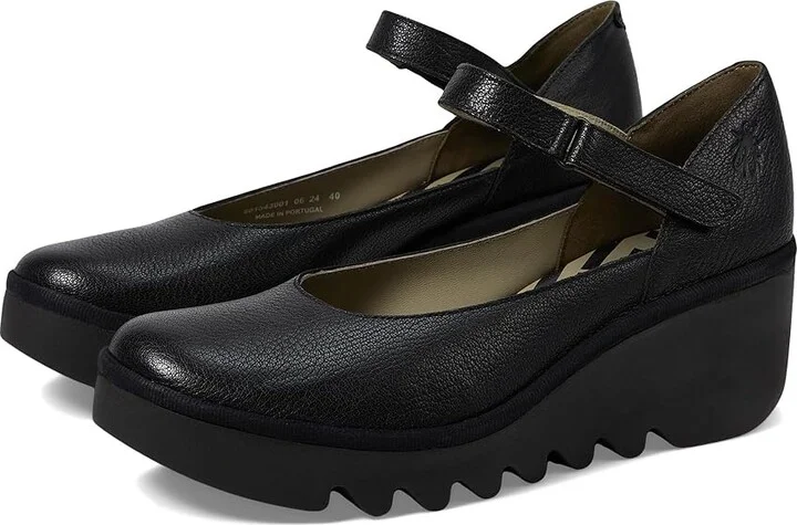 FLY LONDON BAWO543FLY High Heels Black : EU 38 (US Women's 7.5-8) M, Leather