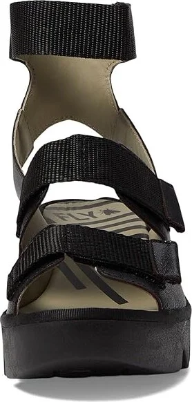 FLY LONDON BECH474FLY Women's Shoes Black Mousse : EU 36 (US Women's 5.5-6) M, Leather - Image 2