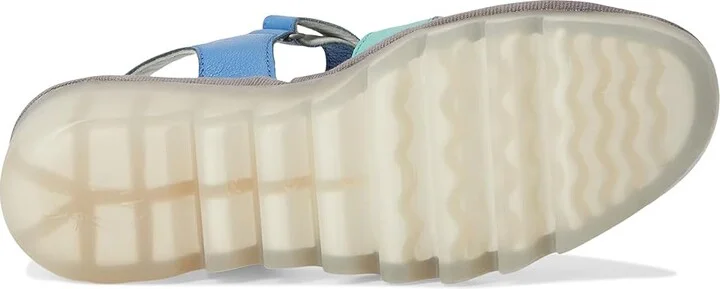FLY LONDON BEXY575FLY Women's Sandals Offwhite/Mint/Blue : EU 36 (US Women's 5.5-6) M, Leather - Image 3