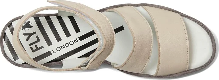 FLY LONDON BEXY575FLY Women's Sandals Offwhite/Mint/Blue : EU 36 (US Women's 5.5-6) M, Leather - Image 8